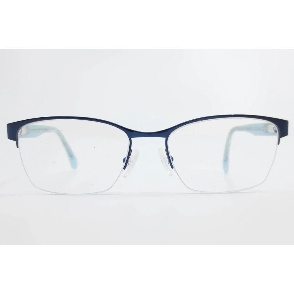 Vera Bradley Gabriella Eyeglasses Navy Blue Cuban Tiles CTS 53-17-130 Frames